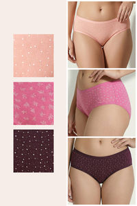 Zivame Regular Rise Full Coverage Hipster Panty  (Pack of 3) - Multicolor — thumbnail 2